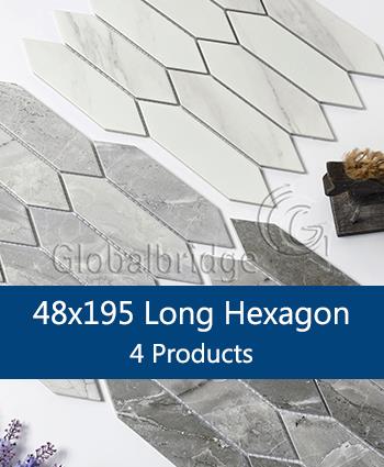 48x195 Long Hexagon
