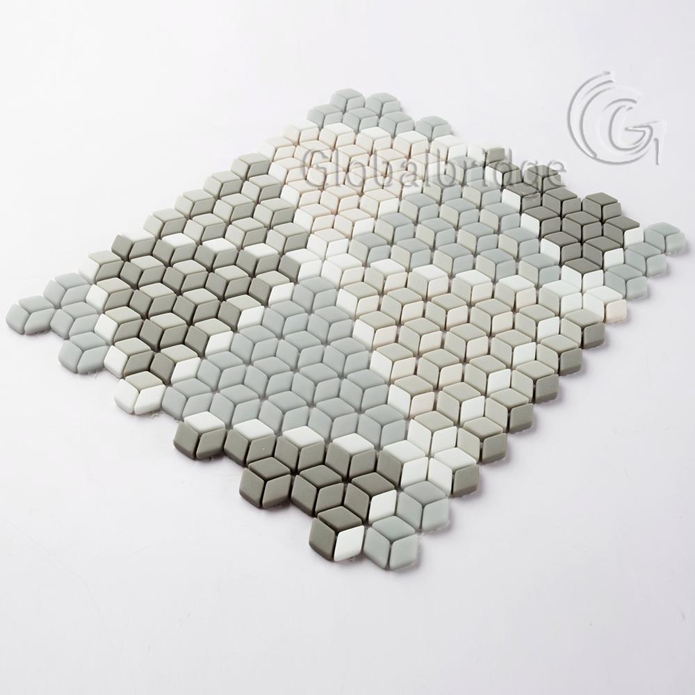Azulejos de mosaico de vidrio de cocina de mosaico de esmalte
