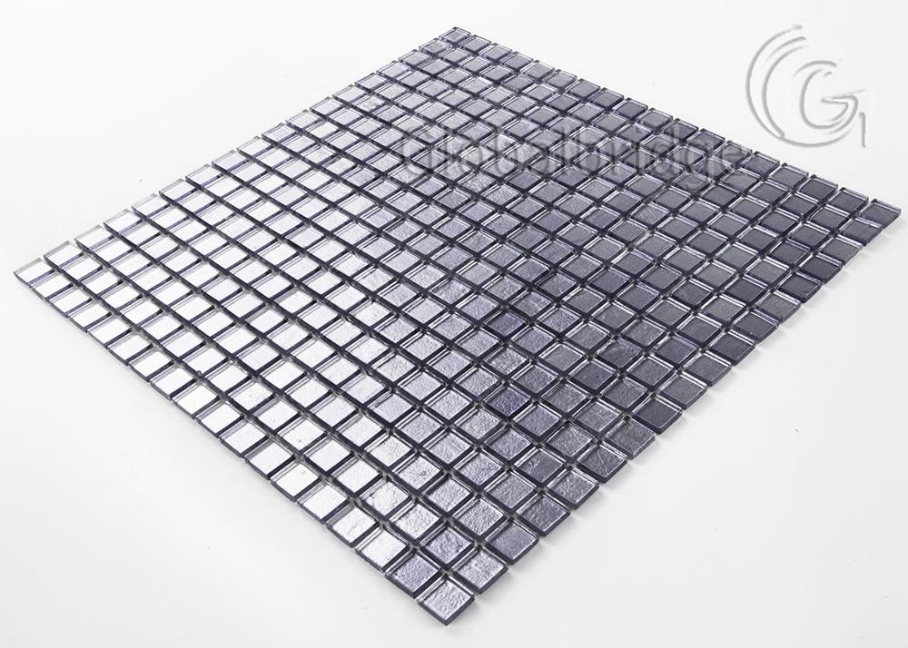 Decoración innovadora para el hogar, azulejos de mosaico de vidrio de aluminio