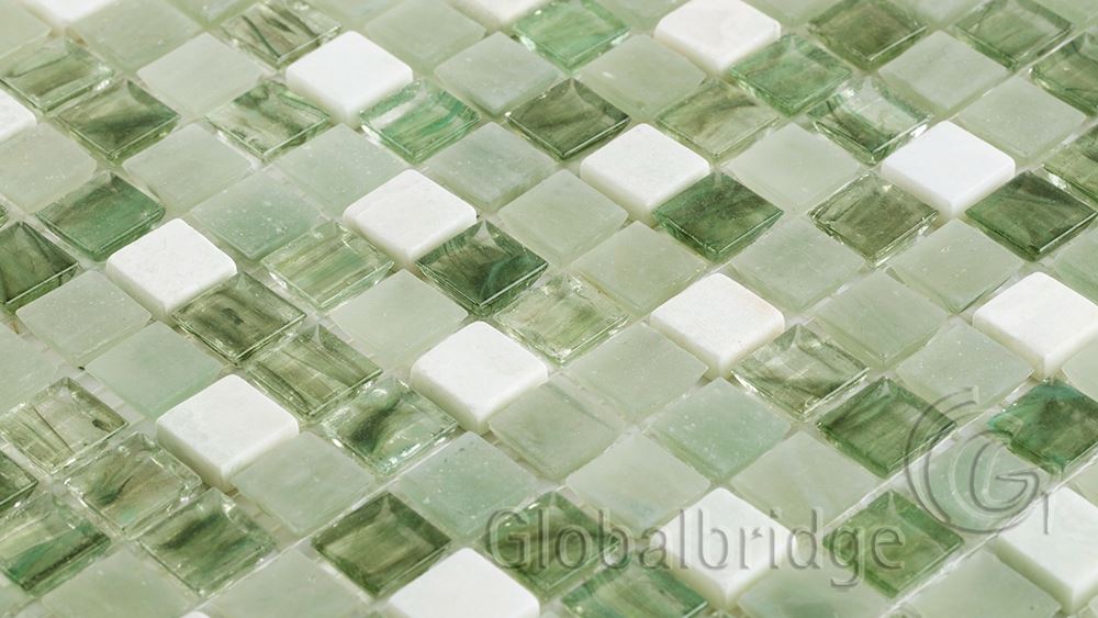 Vintage Mix Stone Glass Kitchen Wall Mosaic