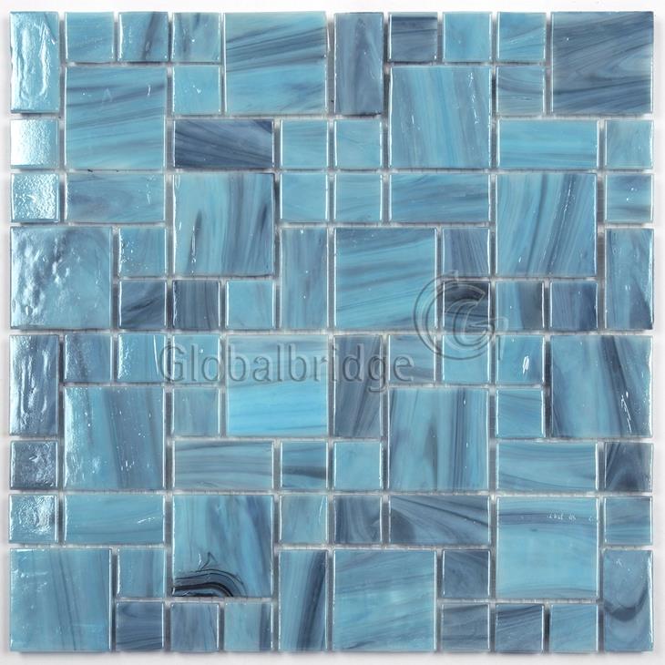 Azulejos decorativos de la pared del mosaico irregular del piso de la mezcla