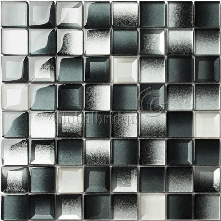 Teja de mosaico de cristal del cuarto de baño del espray frío