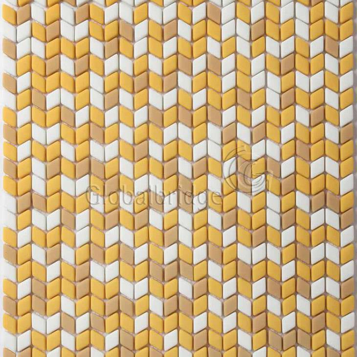 Patrón de mosaico de esmalte de variación de color