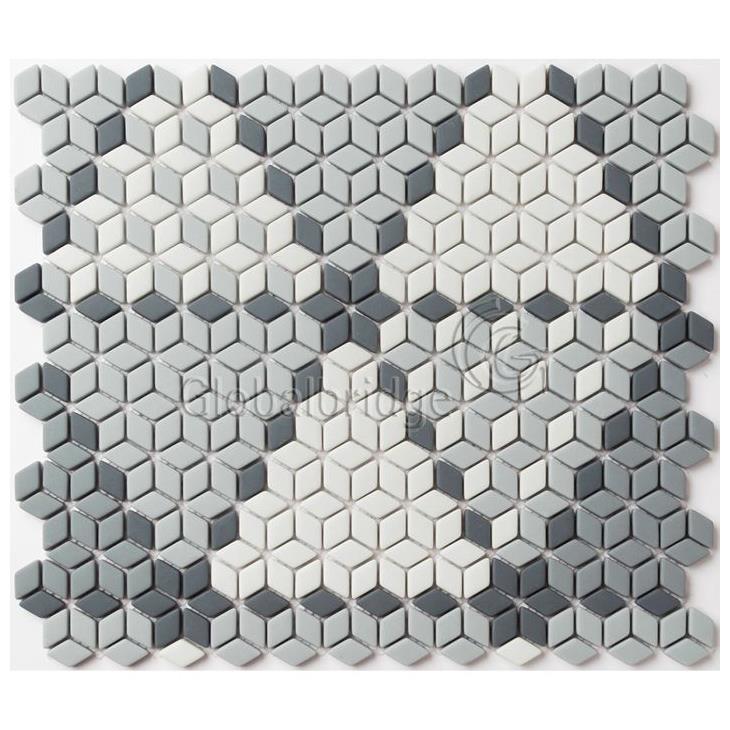 Azulejos de mosaico de vidrio para salpicaduras de cocina de mosaico de esmalte