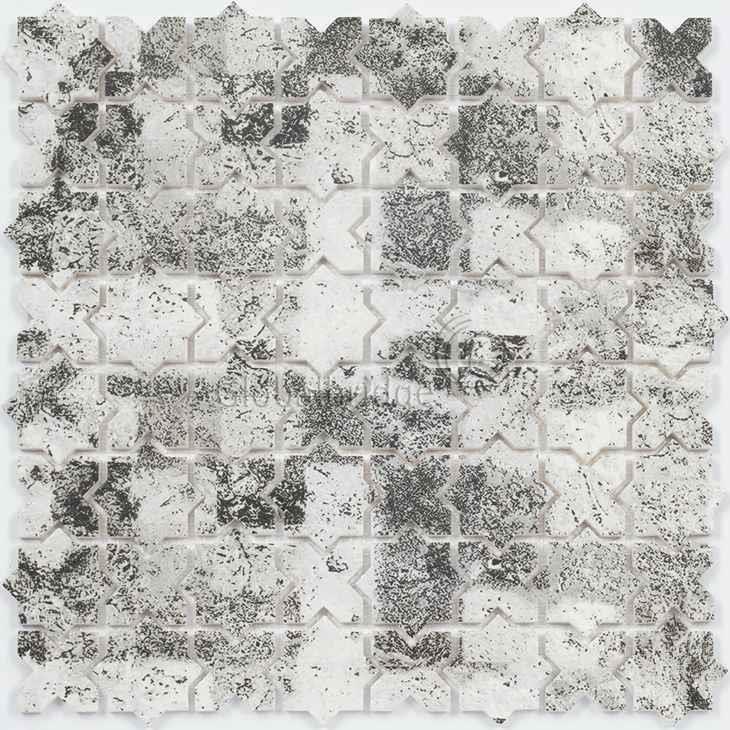 Hojas de vidrio de mosaico de vidrio en polvo para pared