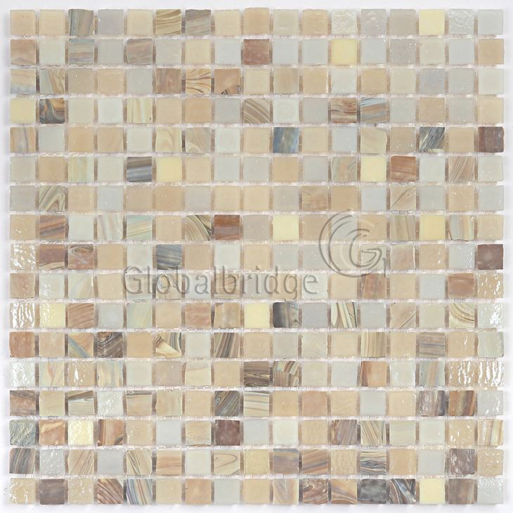 Mosaico para salpicaduras de cocina de vidrio puro vintage