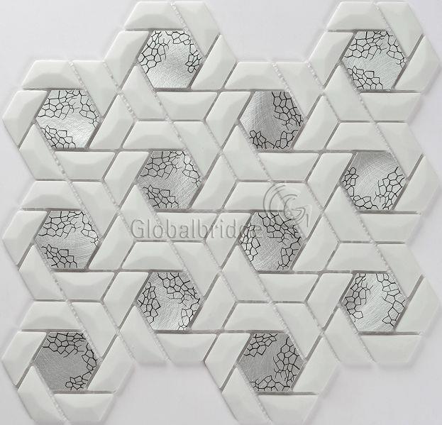 3d glass mosaic tiles