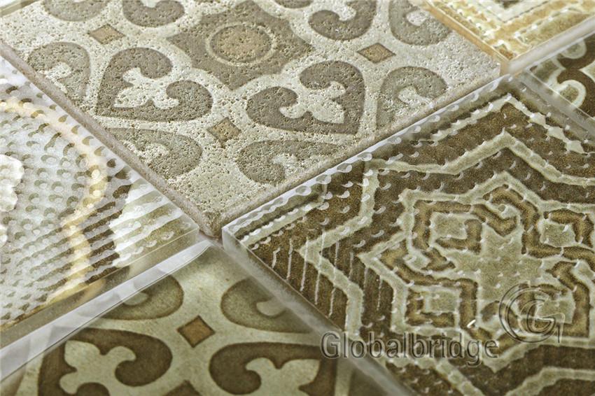 crystal mosaic wall tile